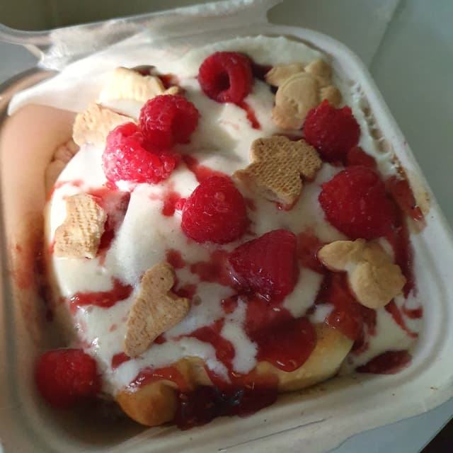 Photo of the dish “Raspberry Cheesecake With Raspberries”