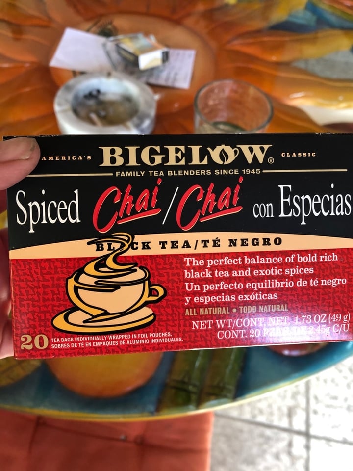 photo of Bigelow Spiced Chai Black Tea shared by @jenaolio on  26 Jan 2020 - review