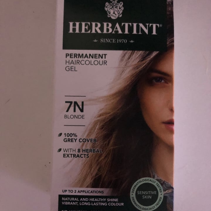 photo of Herbatint Permanent Hair Color Gel shared by @vegansocietynamibia on  25 Jan 2021 - review