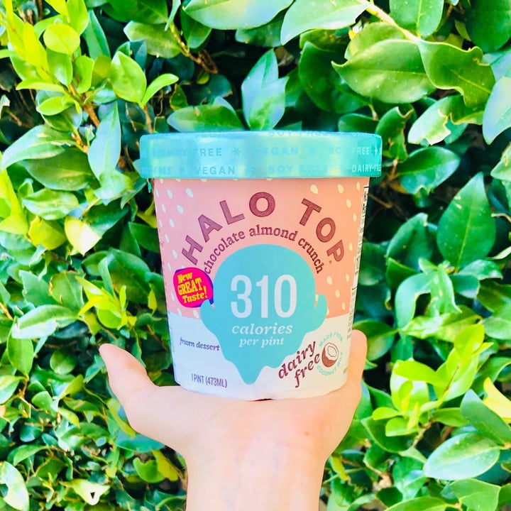 photo of Halo Top Creamery Chocolate Almond Crunch shared by @meredithsveganlife on  09 Nov 2020 - review