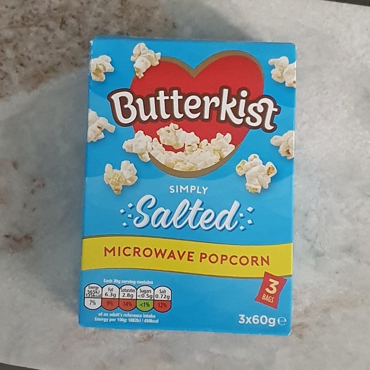 photo of Butterkist Simply Salted Popcorn shared by @pigsaremyfriends on  12 Jun 2022 - review