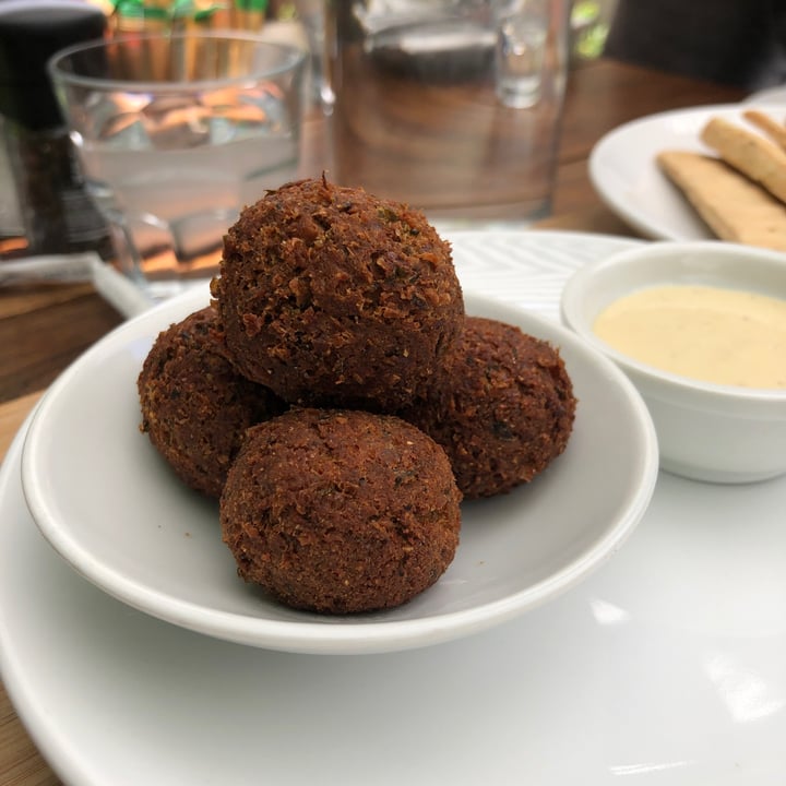 photo of The Courtyard Café Herby falafel balls shared by @mothercitymatt on  01 Dec 2022 - review