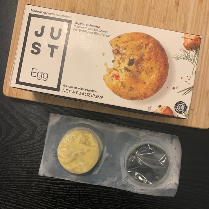 photo of JUST Egg Sous Vide  Plant Based Egg Bites shared by @hereforareason on  28 Sep 2021 - review