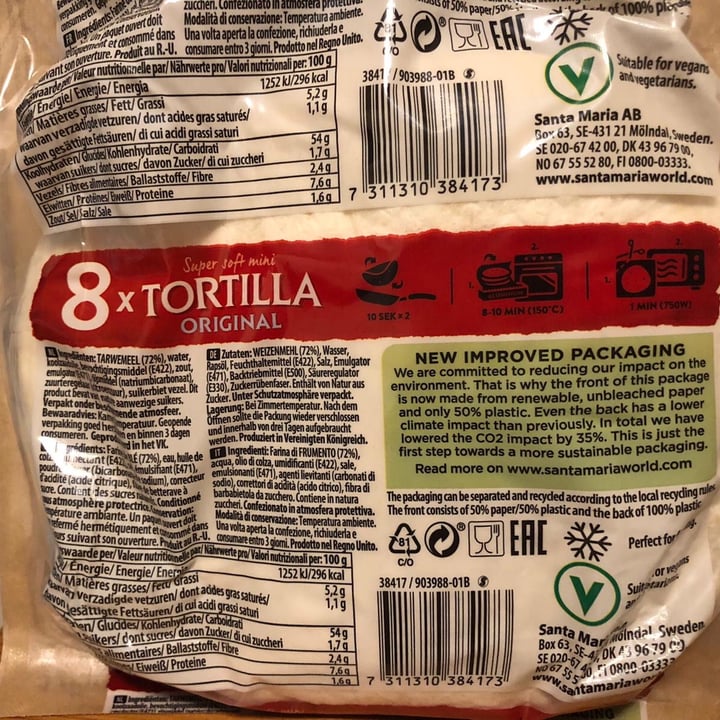 photo of Santa María Super Soft Mini Tortilla shared by @lauraspaanse on  29 Apr 2021 - review