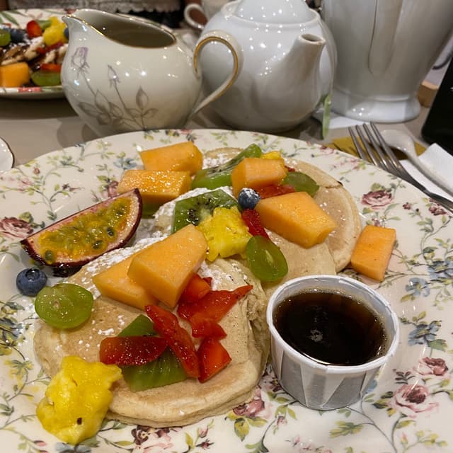 「Fluffy pancakes」の料理の写真