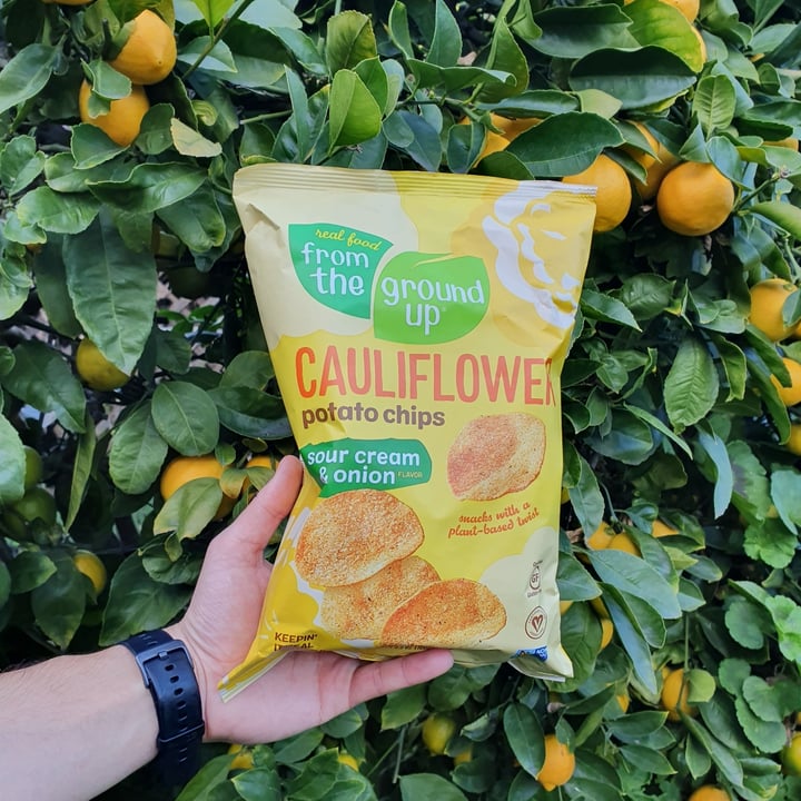 photo of Real Food From The Ground Up Cauliflower Potato Chips Sour Cream and Onion shared by @paniwilson on  22 Jan 2022 - review