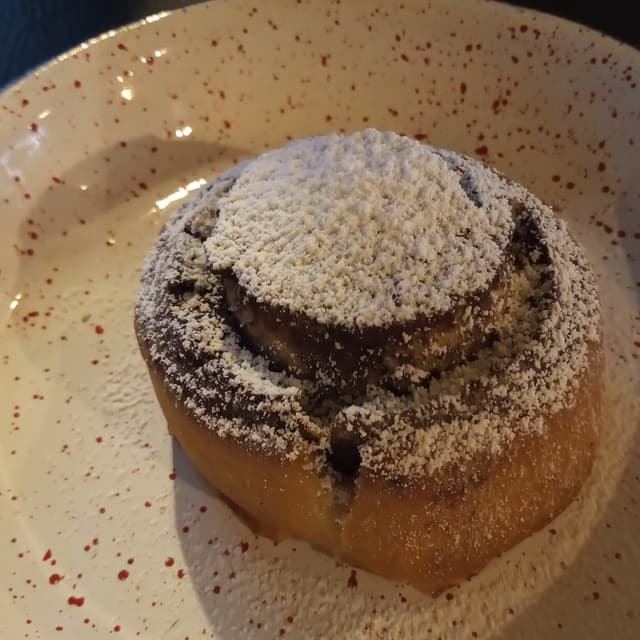 Foto do prato “Cinnamon Roll”