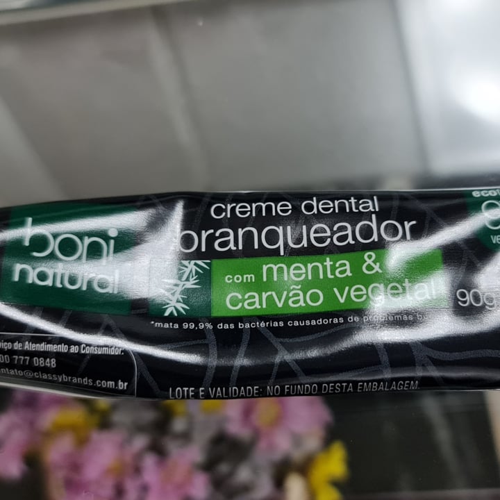 photo of Boni natural Creme Dental Branqueador shared by @alineschwingel on  22 Apr 2022 - review