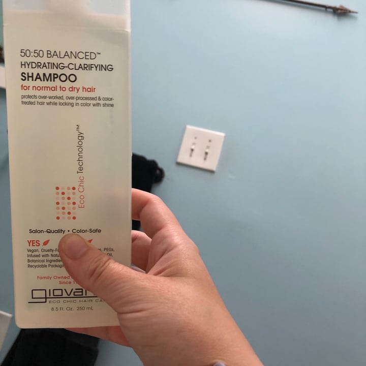 photo of Giovanni Cosmetics 50-50 Balanced Hydrating-clarifying Shampoo shared by @k8denson on  12 Jul 2021 - review
