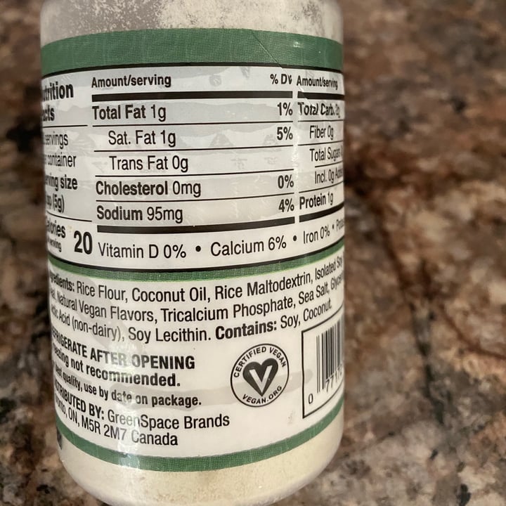 review photo of GO VEGGIE Vegan Parmesan Grated Topping shared by @terrif on 30 Aug 2021 - review