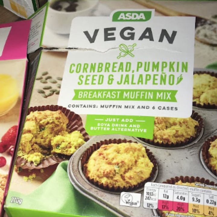 review photo of ASDA Cornbread, Pumpkin Seed and Jalapeño Muffin Mix shared by @hannahb29974 on 20 Oct 2022 - review