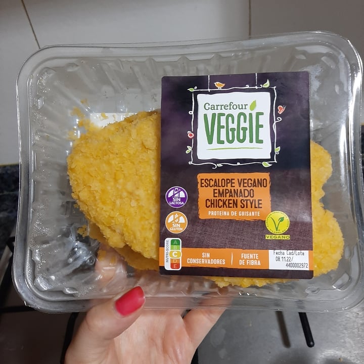 photo of Carrefour Veggie Escalope vegano shared by @angelica90 on  02 Nov 2022 - review