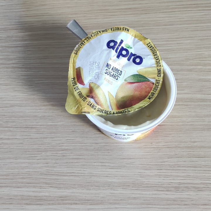 photo of Alpro Mango Yogurt (No Added Sugars) shared by @ilax on  27 Apr 2022 - review