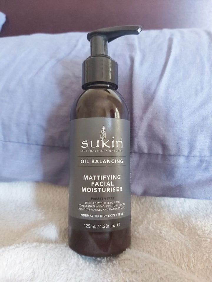 photo of Sukin Mattifying Facial Moisturizer shared by @carozeta on  28 Dec 2019 - review