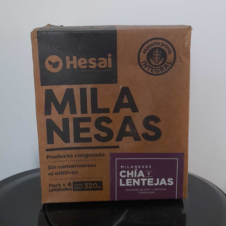 photo of Hesai Milanesas De Lenteja Y Chia shared by @gonengel on  03 Apr 2022 - review