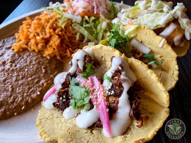菜肴“Chicken Mole Taco”的照片
