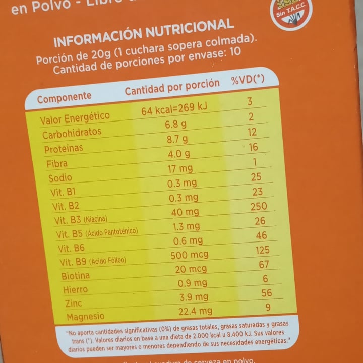 review photo of Nutrileva Levadura de Cerveza sabor Queso shared by @sashii on 17 Apr 2021 - review