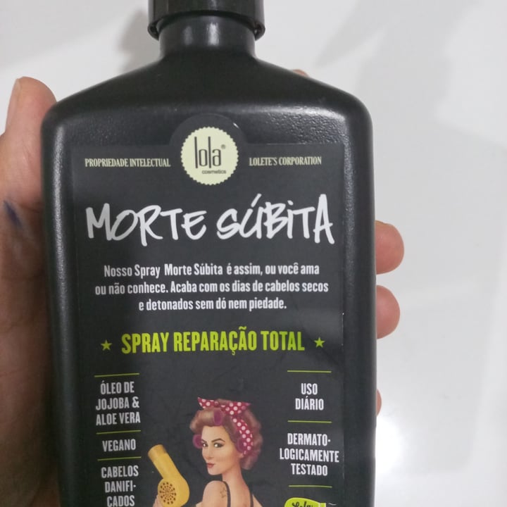 review photo of Lola Cosmetics Morte Súbita Spray Reparação Total shared by @gheyzamartins on 26 Apr 2022 - review