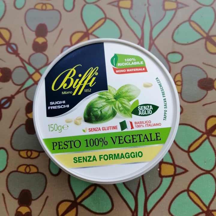 review photo of Biffi Pesto 100% Vegetale Senza Formaggio shared by @vegaia29 on 15 Dec 2021 - review
