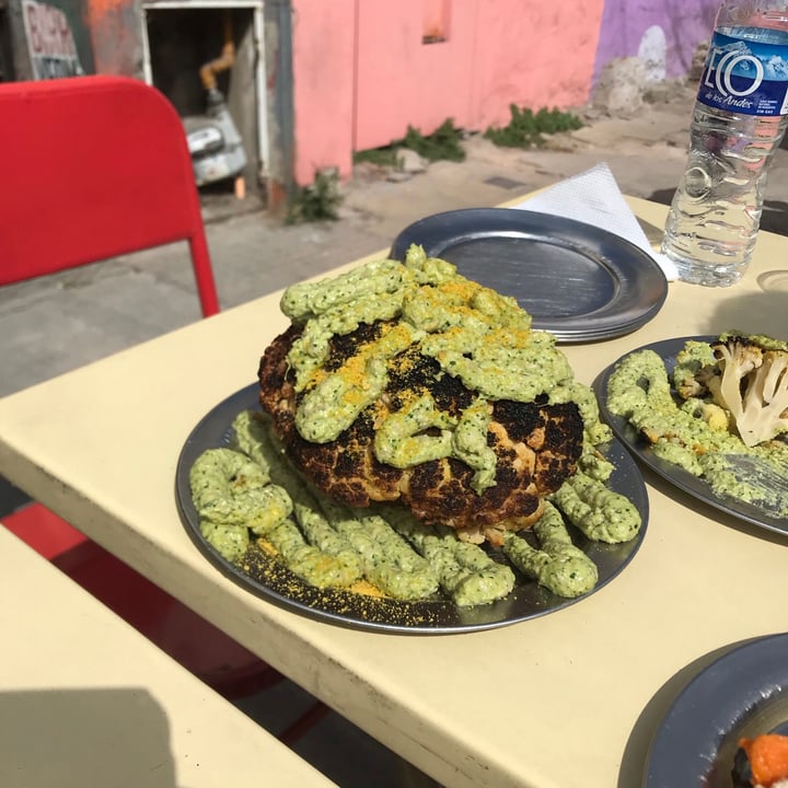 review photo of Electrica Pizza Coliflor A La Leña Con Pesto shared by @carovij on 28 Aug 2021 - review