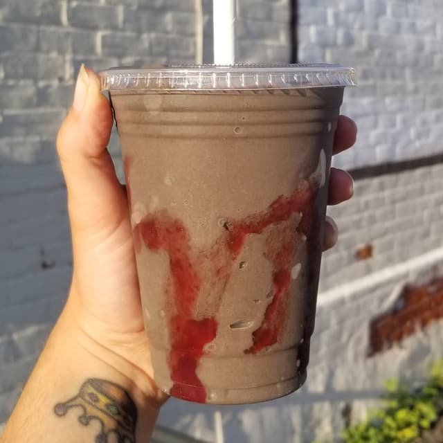 Photo of the dish “Chocolate Charcoal Raspberry Shake”