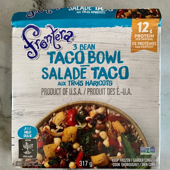 review photo of Frontera Three Bean Taco Bowl shared by @ieatplants on 12 May 2021 - review