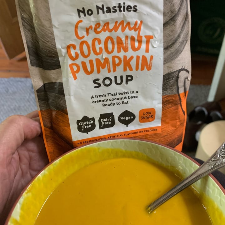 review photo of Hart and Soul Creamy Coconut Pumpkin Soup shared by @pattyvegan on 23 Apr 2022 - review