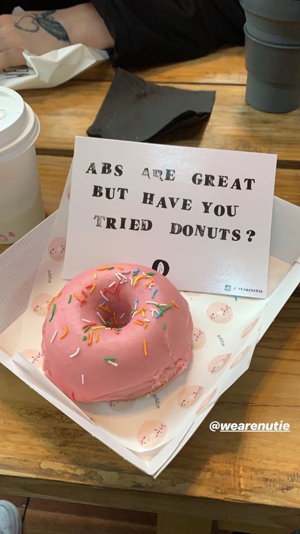 photo of Nutie Donuts Strawberry Donut shared by @remigray on  05 Aug 2019 - review