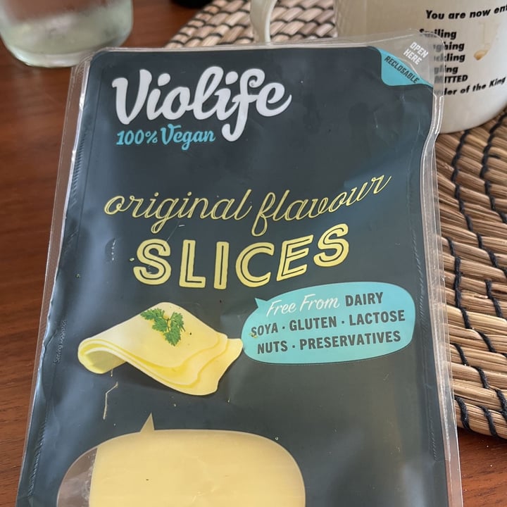 photo of Violife Original Flavor Cheese Slices shared by @maddalena90 on  15 Apr 2022 - review