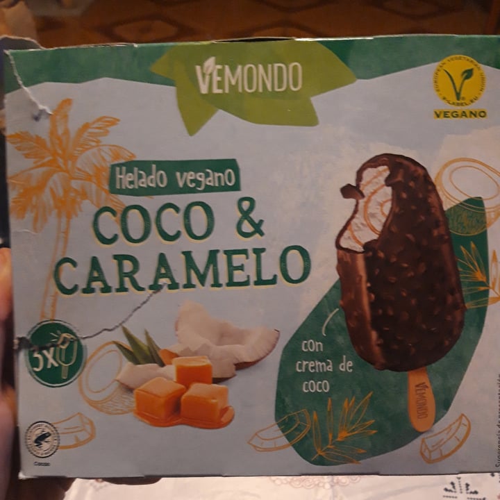 review photo of Vemondo Helado Vegano Coco & Caramelo shared by @dejalosquevivan on 13 Mar 2022 - review