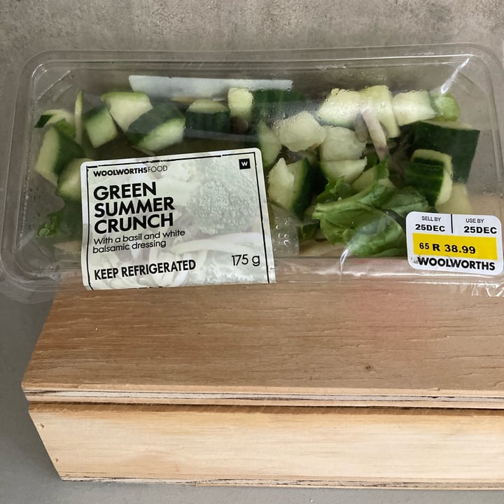 photo of Woolworths Food Green Summer Crunch shared by @ctfloof on  25 Dec 2021 - review