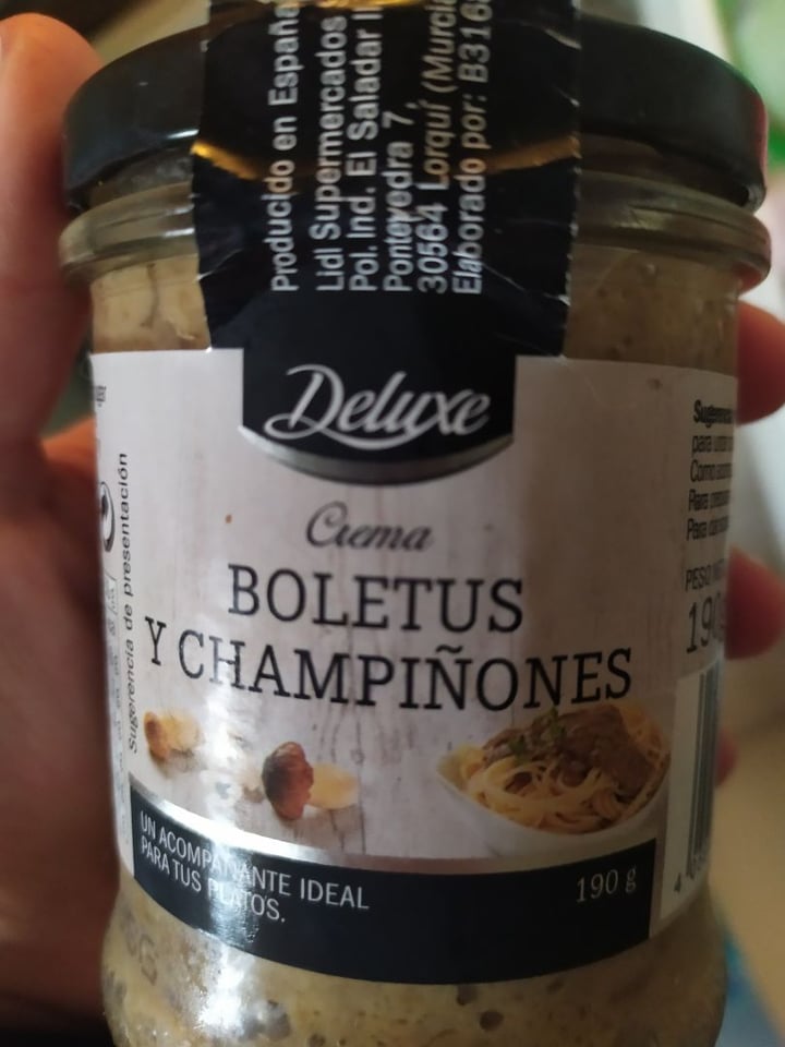 photo of Deluxe Crema de boletus y champiñones shared by @cristyglez on  28 Feb 2020 - review