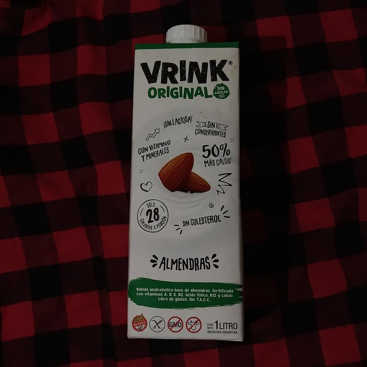 photo of Vrink Vrink Original de Almendras Sin Azúcar shared by @viveveg1991 on  09 Dec 2020 - review