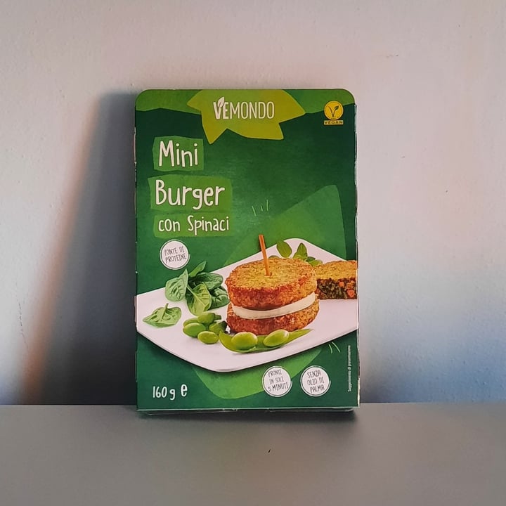 photo of Vemondo  mini burger vegetali shared by @francesveg on  14 Aug 2022 - review