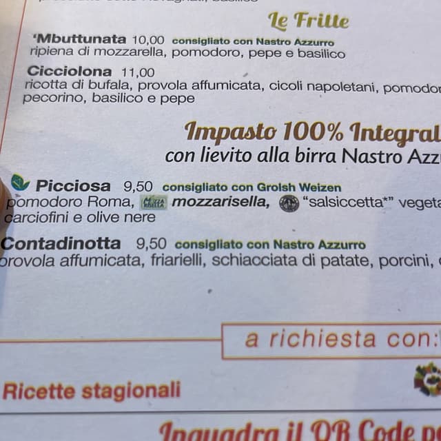 Photo of the dish “La Picciosa”