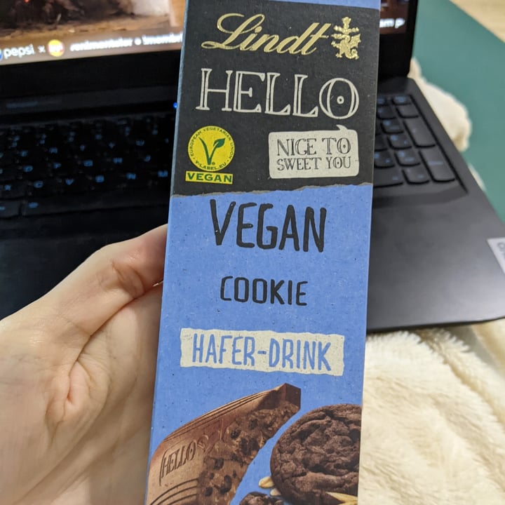 photo of Lindt Hello Vegan Cookie Hafer-Drink shared by @mitsukai24 on  07 Jan 2022 - review
