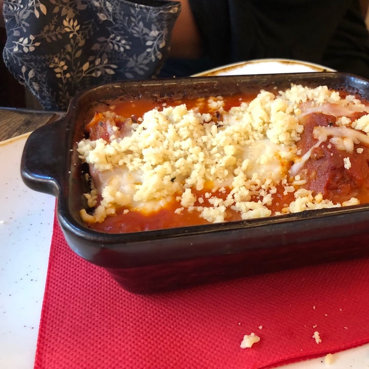 photo of Rifugio Romano Lasagna vegan shared by @veggyviole on  27 Sep 2021 - review