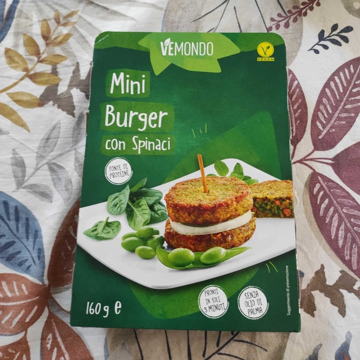 review photo of Vemondo Mini burger con spinaci shared by @saradlm on 15 Apr 2022 - review