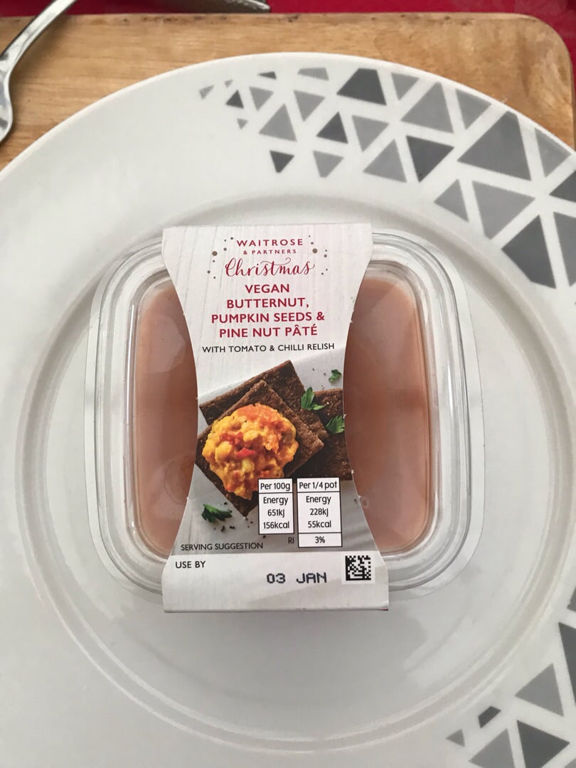 Waitrose Vegan Butternut, Pumpkin Seed & Pine Nut Pâté Reviews abillion