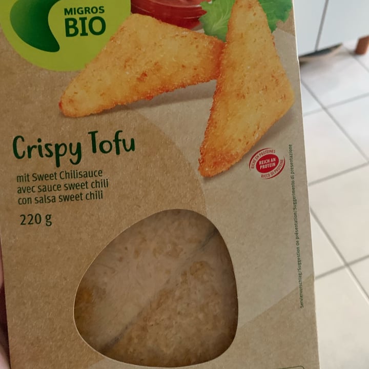 photo of Migros Bio Crispy Tofu con salsa sweet Chili shared by @cris1806 on  06 Apr 2022 - review
