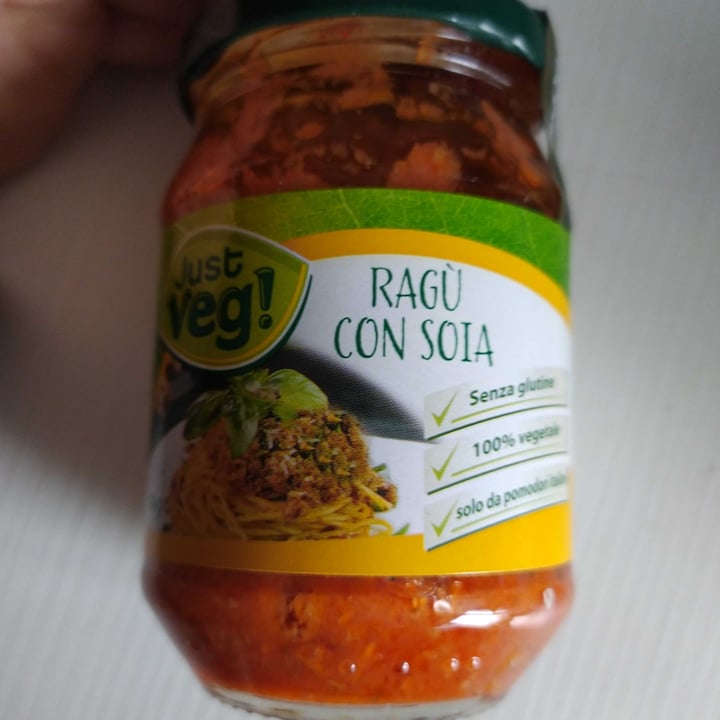 photo of Just Veg! (ALDI Italy) Ragù Con Soia shared by @giumrg on  12 Apr 2022 - review