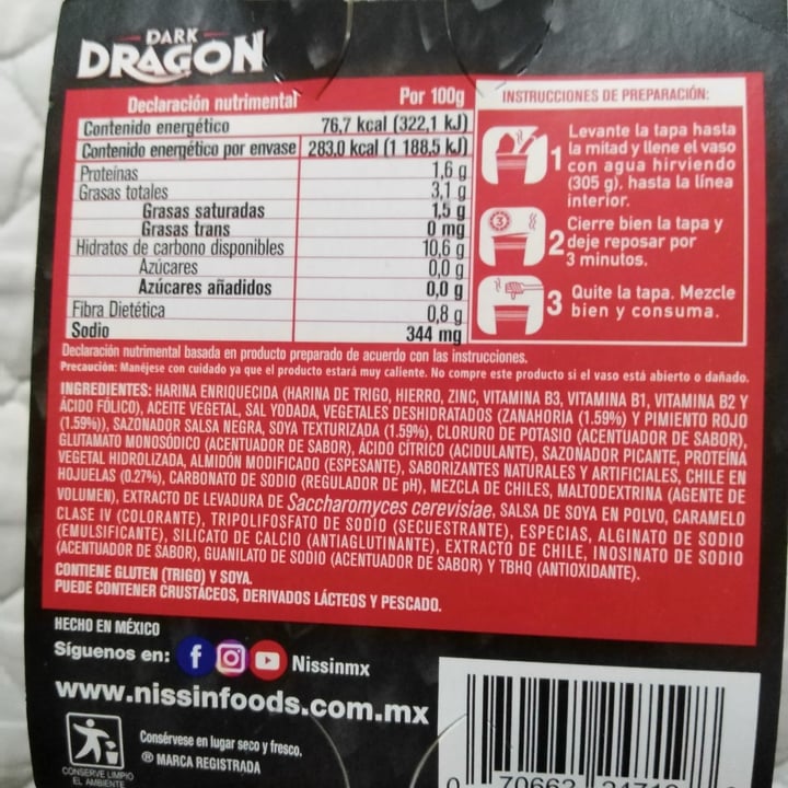 photo of Nissin Nissin Dark Dragon shared by @selrmoon on  03 Oct 2021 - review