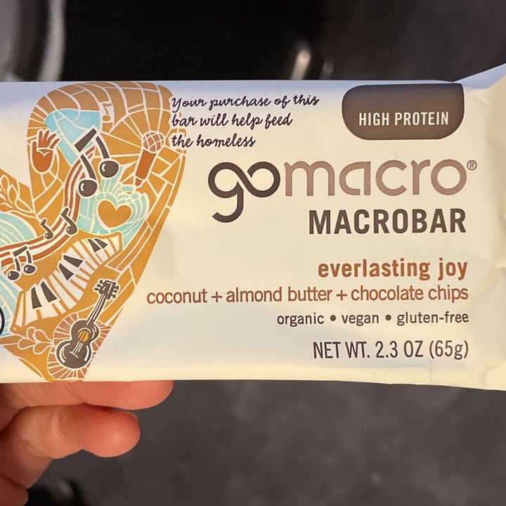 photo of GoMacro Cocont almond butter chocolate chips shared by @ohde101 on  27 Feb 2022 - review