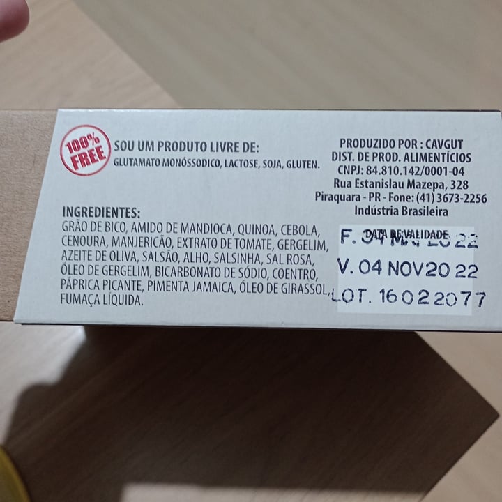 review photo of Bio veggie Hamburger De Grão De Bico E Quinoa shared by @bibis on 09 Aug 2022 - review