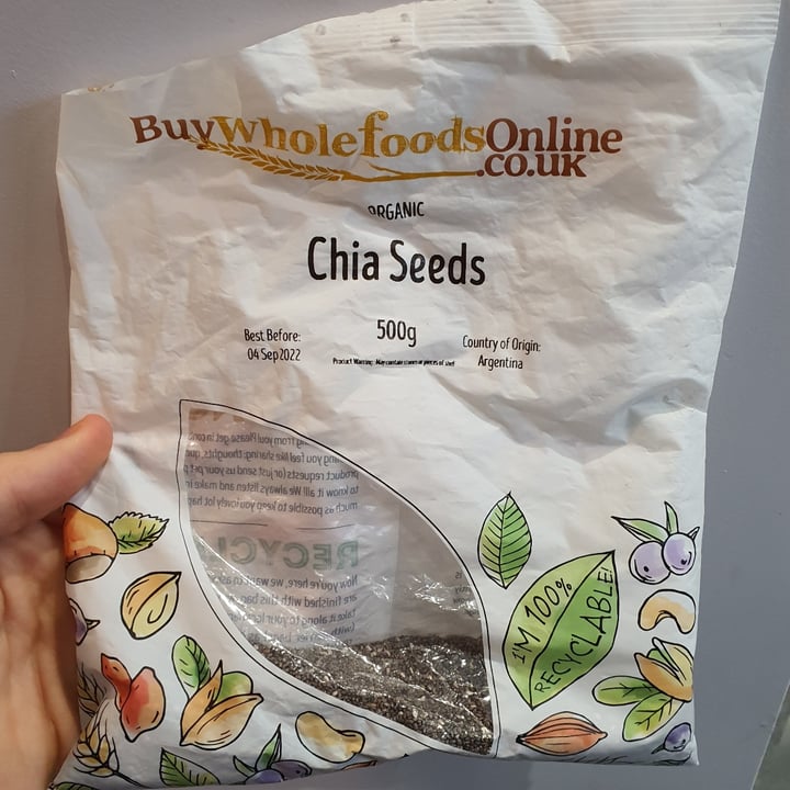 photo of Buywholefoodsonline.co.uk Chia seeds shared by @mikisle on  17 Dec 2021 - review