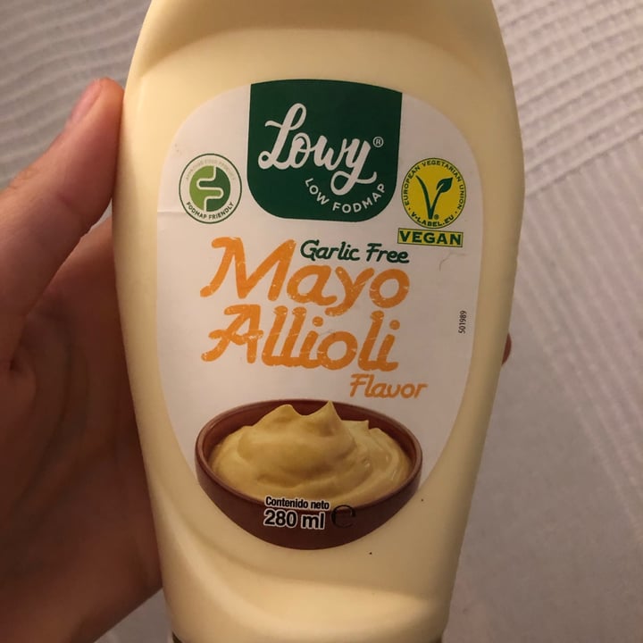 photo of Lowy Mayo Allioli Garlic Free shared by @laveganorte on  25 Apr 2020 - review