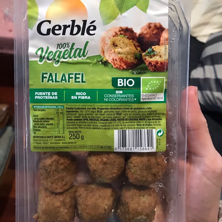 photo of Gerblé Falafel shared by @aitanacomellas on  07 Jan 2021 - review