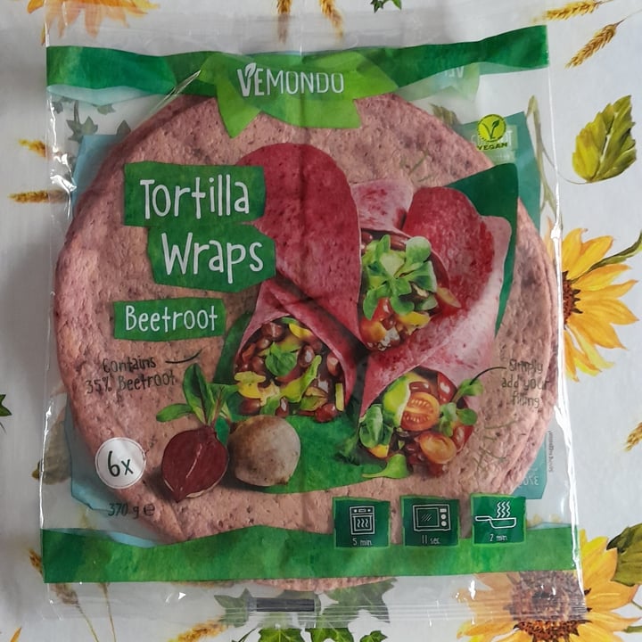 review photo of Vemondo tortilla wraps alla barbabietola shared by @ritapolizzi2007 on 24 Aug 2022 - review