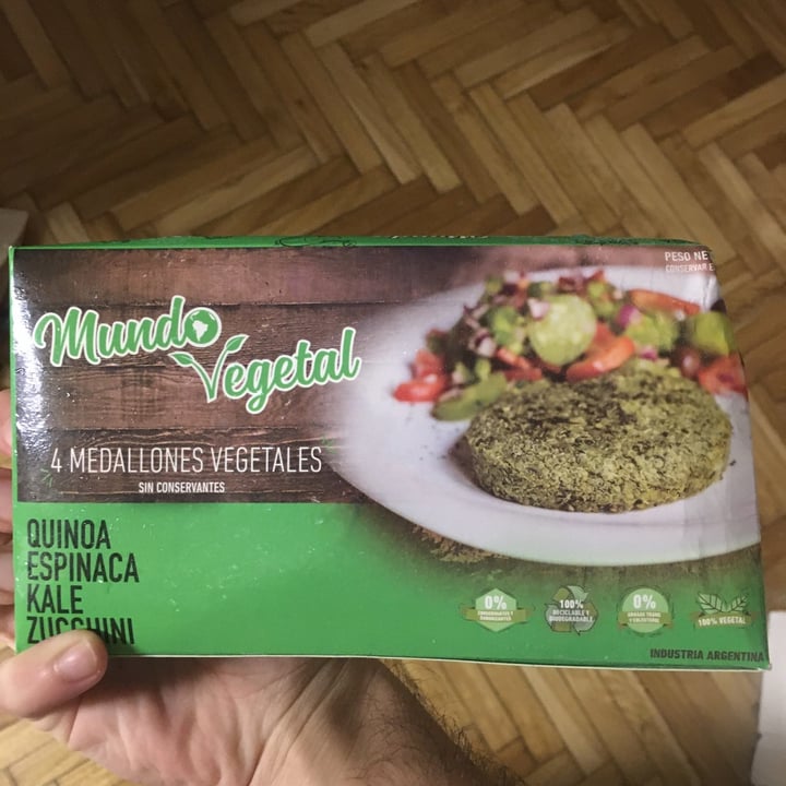 review photo of Mundo Vegetal Medallones Vegetales Quinoa Espinaca Kale Zucchini shared by @leandiluigi on 01 Jun 2020 - review