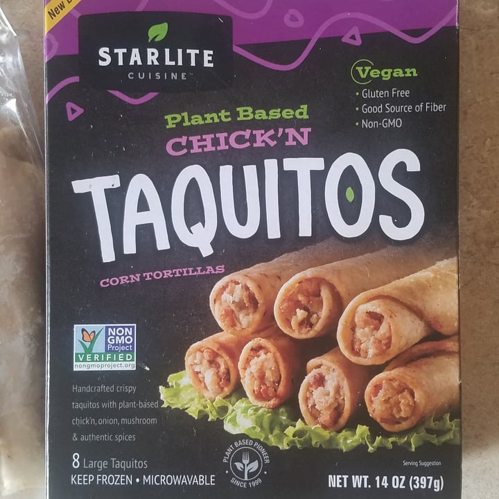 review photo of Starlite Cuisine Vegan “Chicken Style” Taquitos shared by @ivysaurus on 10 Aug 2021 - review